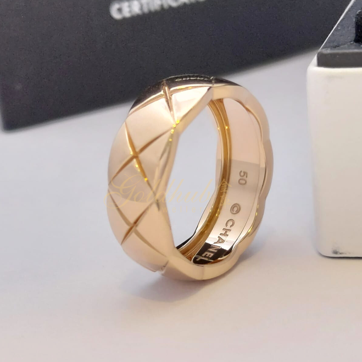 Chanel Coco Crush Small Version Ring in Rose Gold