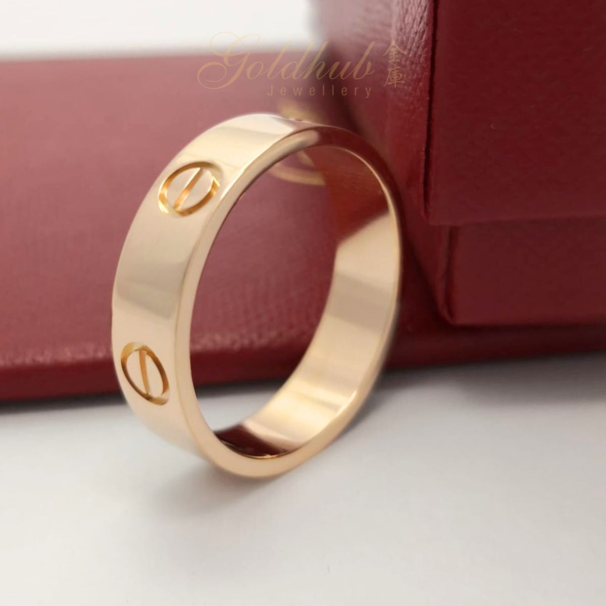 [RELOCATION SALES] 18k Pre-loved Cartier Love Ring in Rose Gold