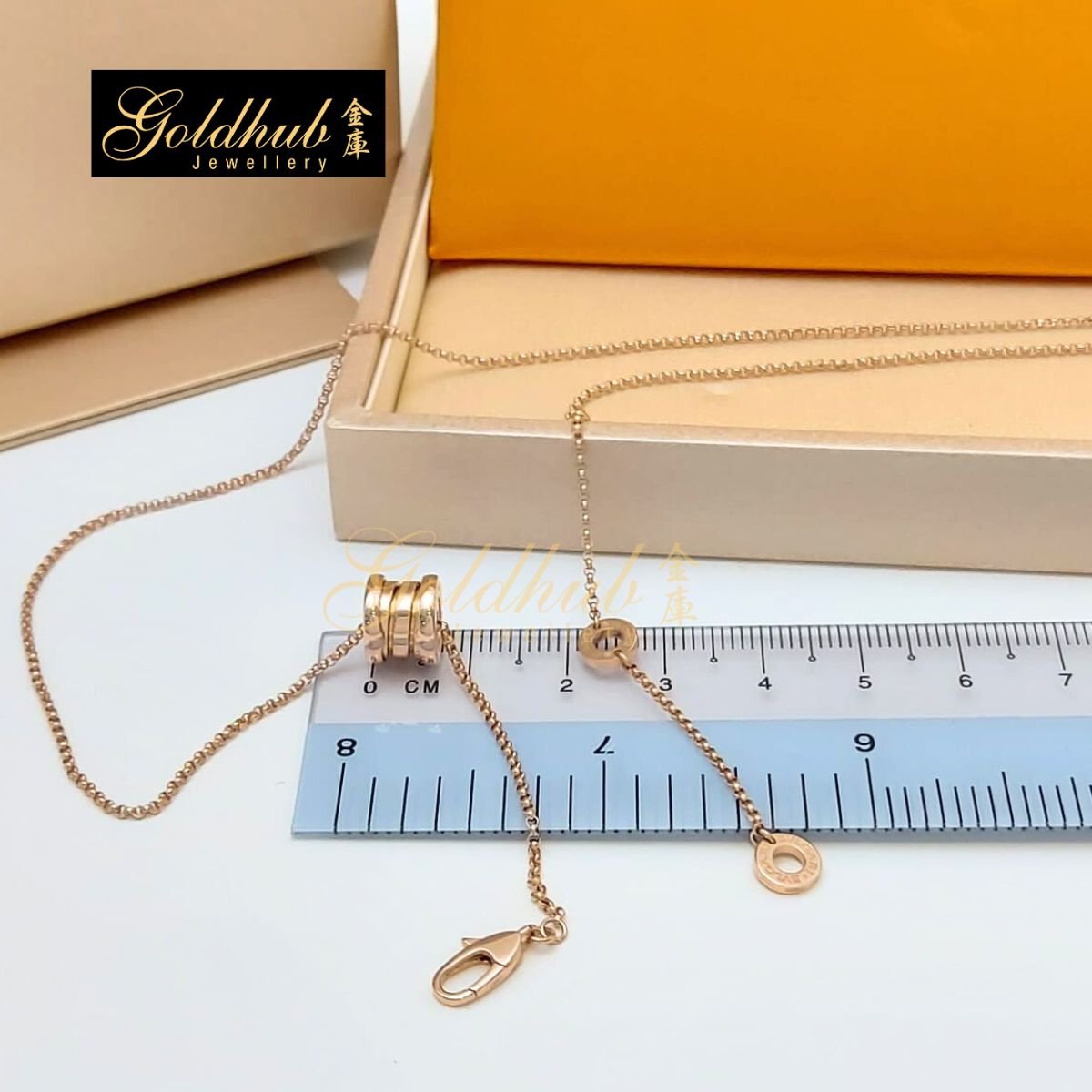 Bvlgari B.zero1 Mini Pendant Necklace in Rose Gold