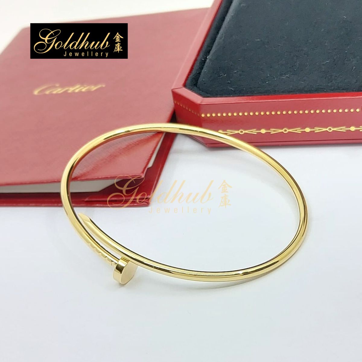 Cartier Juste Un Clou Bracelet, Small Model in Yellow Gold, Size 19