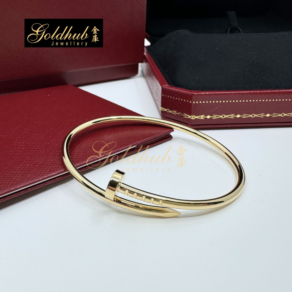 Cartier Juste Un Clou Bracelet, Small Model in Yellow Gold, Size 15