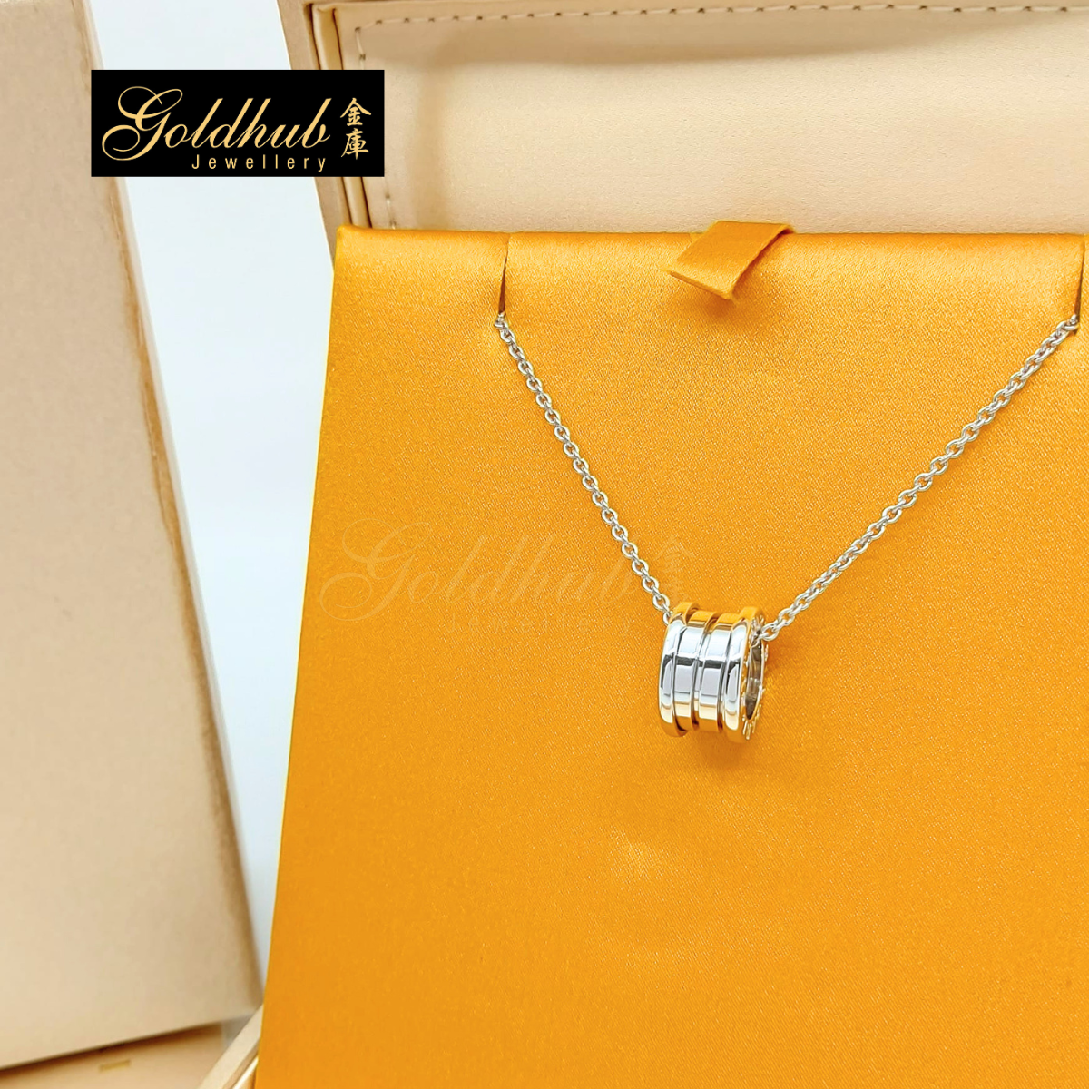 Bulgari B.zero1 Necklace in White Gold