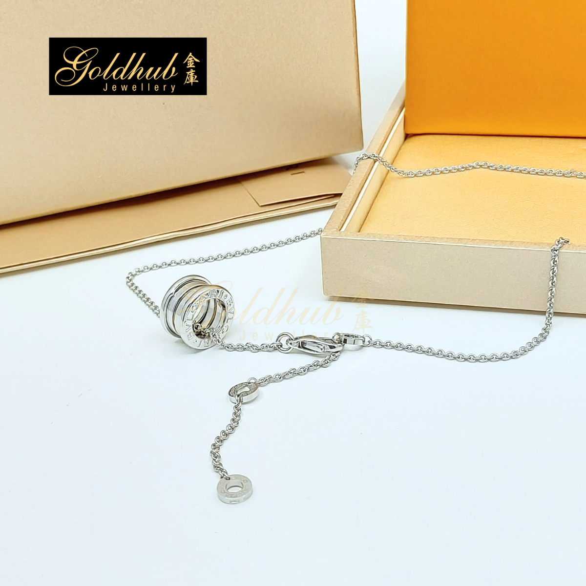 Bulgari B.zero1 Necklace in White Gold