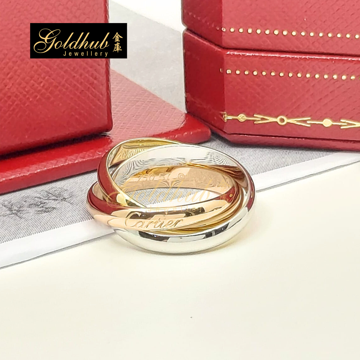 Cartier Trinity Ring, Classic Model Size 57