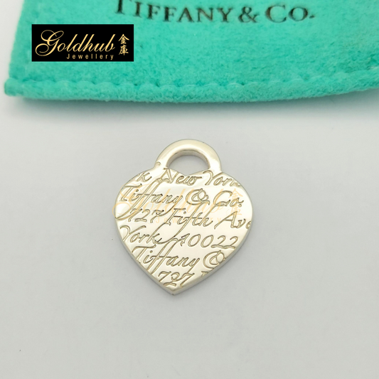 Tiffany & Co Heart Tag Charm in Sterling Silver