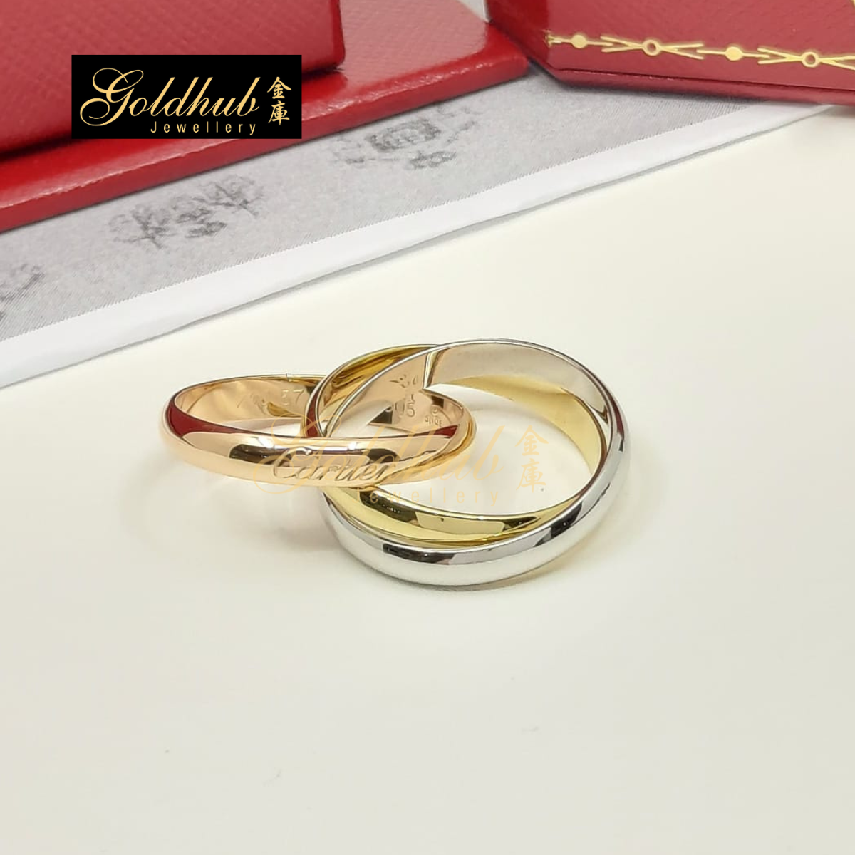 Cartier Trinity Ring, Classic Model Size 57