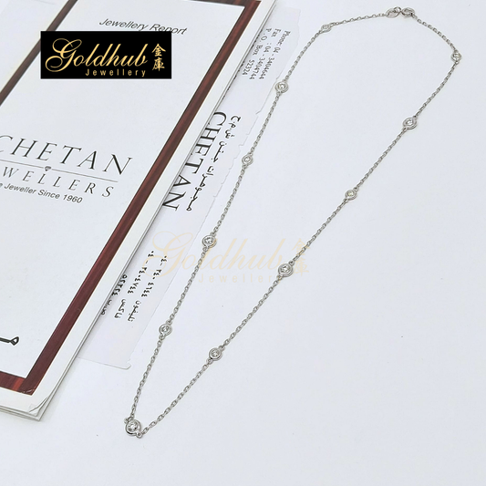 [Reserved] Diamond Necklace in White Gold