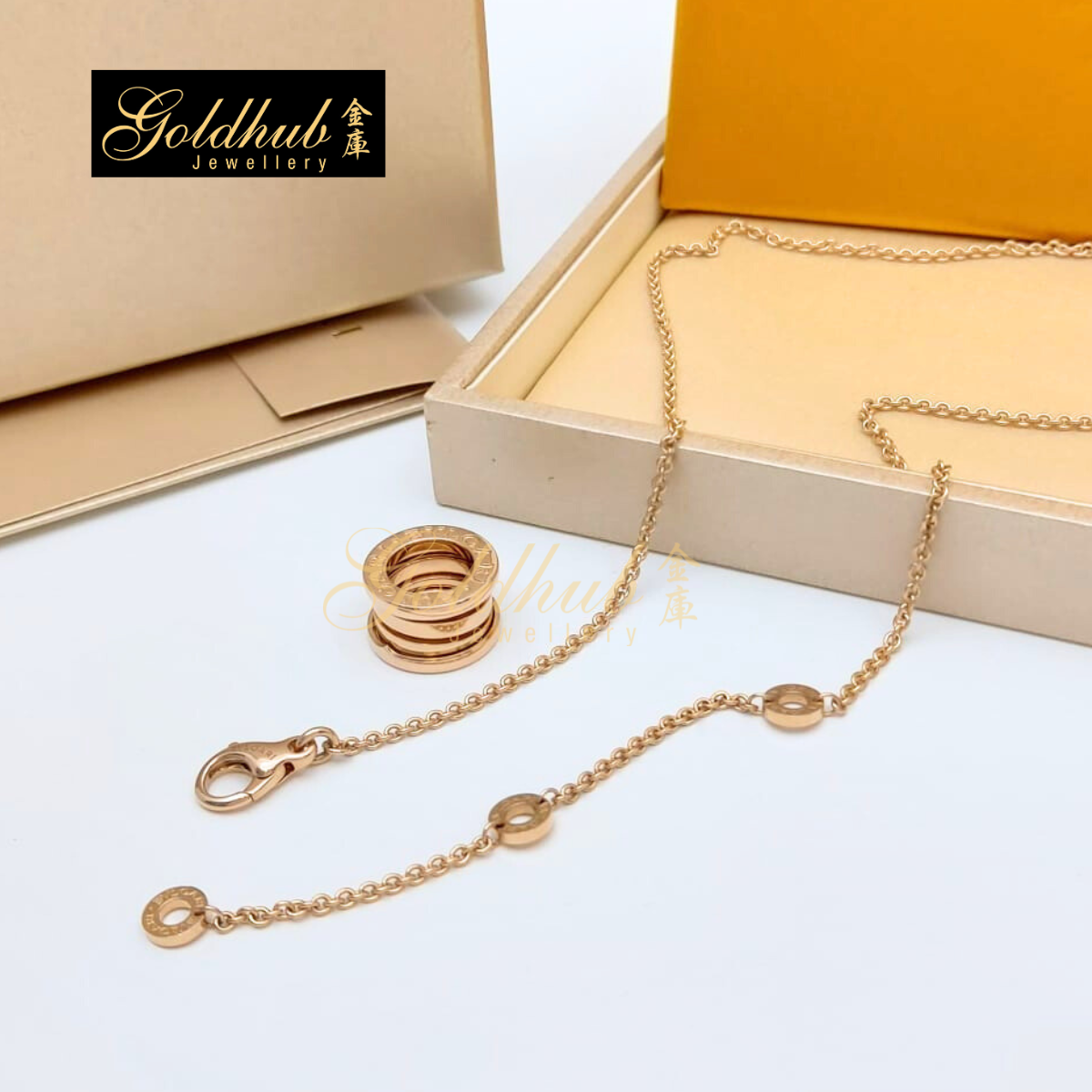 Bvlgari B.zero1 Necklace in Rose Gold