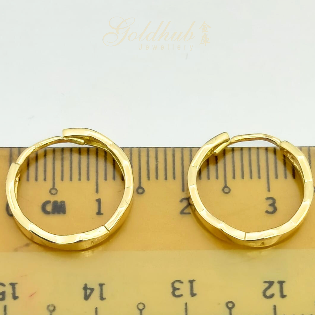 18k Gold Earrings in Yellow Gold