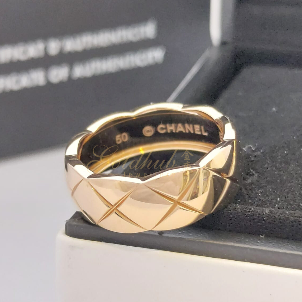 Chanel Coco Crush Small Version Ring in Rose Gold