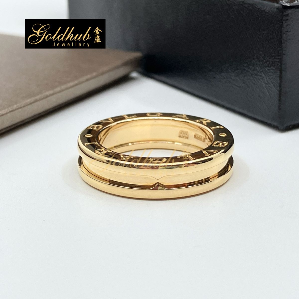 Bulgari B.zero1 1 Band Ring in Yellow Gold, Size 47