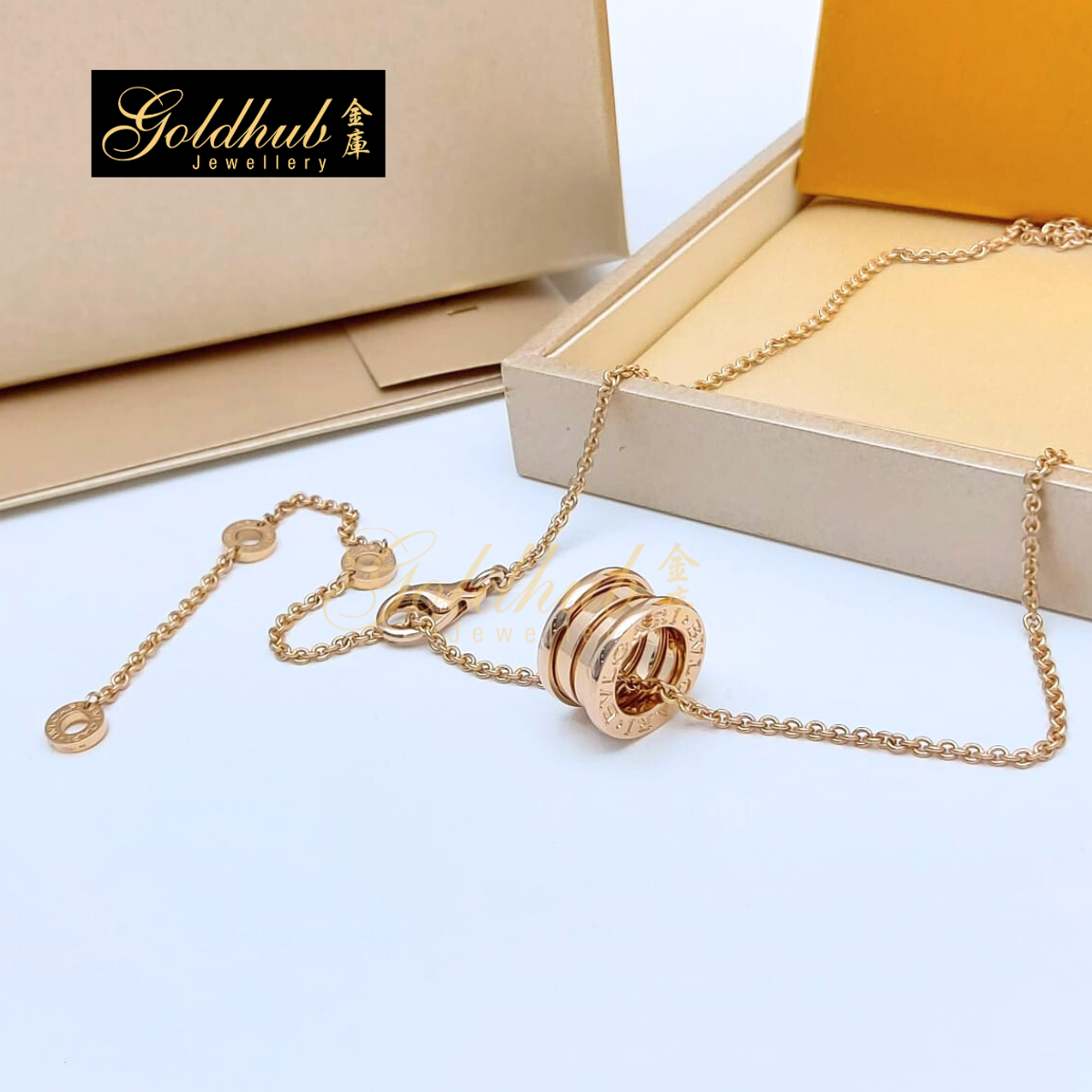 Bvlgari B.zero1 Necklace in Rose Gold