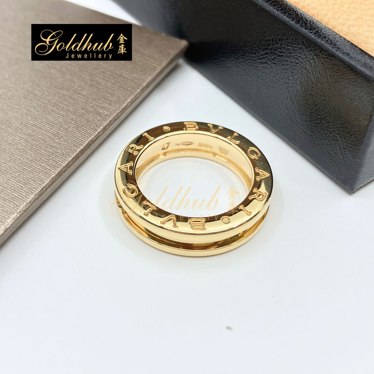 Bulgari B.zero1 1 Band Ring in Yellow Gold, Size 47