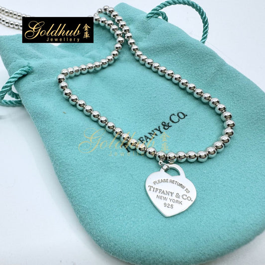 Tiffany & Co Return to Tiffany Bead Necklace in Sterling Silver