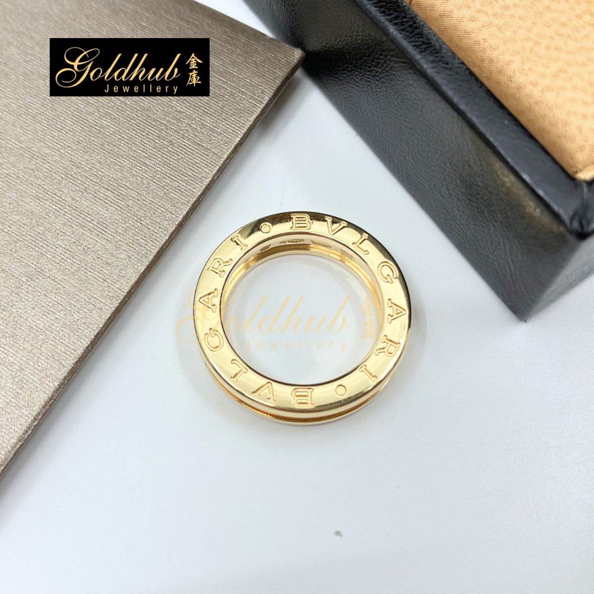 Bulgari B.zero1 1 Band Ring in Yellow Gold, Size 47