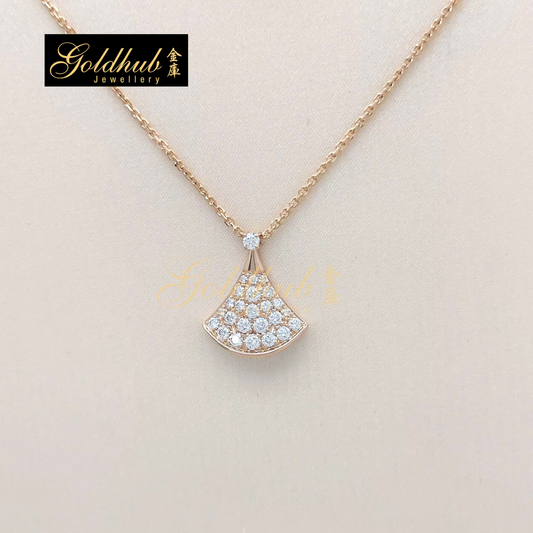 Bvlgari Diva Dream Diamond Necklace in Rose Gold
