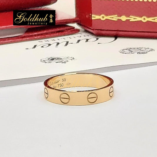 Cartier Love Ring, Small Model in Rose Gold, Size 50