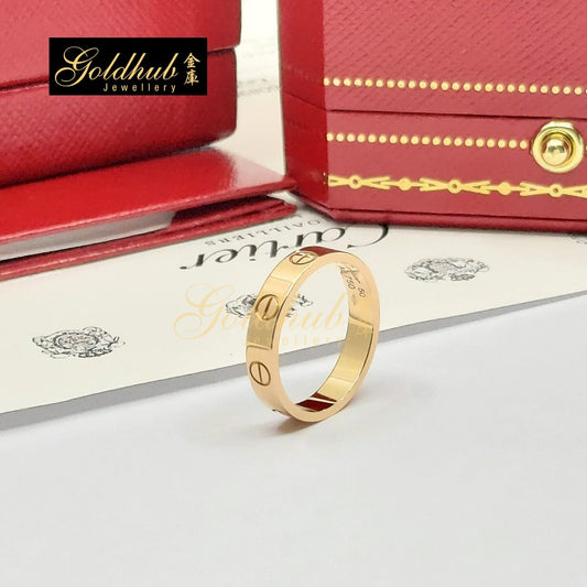 Cartier Love Ring, Small Model in Rose Gold, Size 50