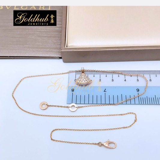 Bvlgari Diva Dream Diamond Necklace in Rose Gold