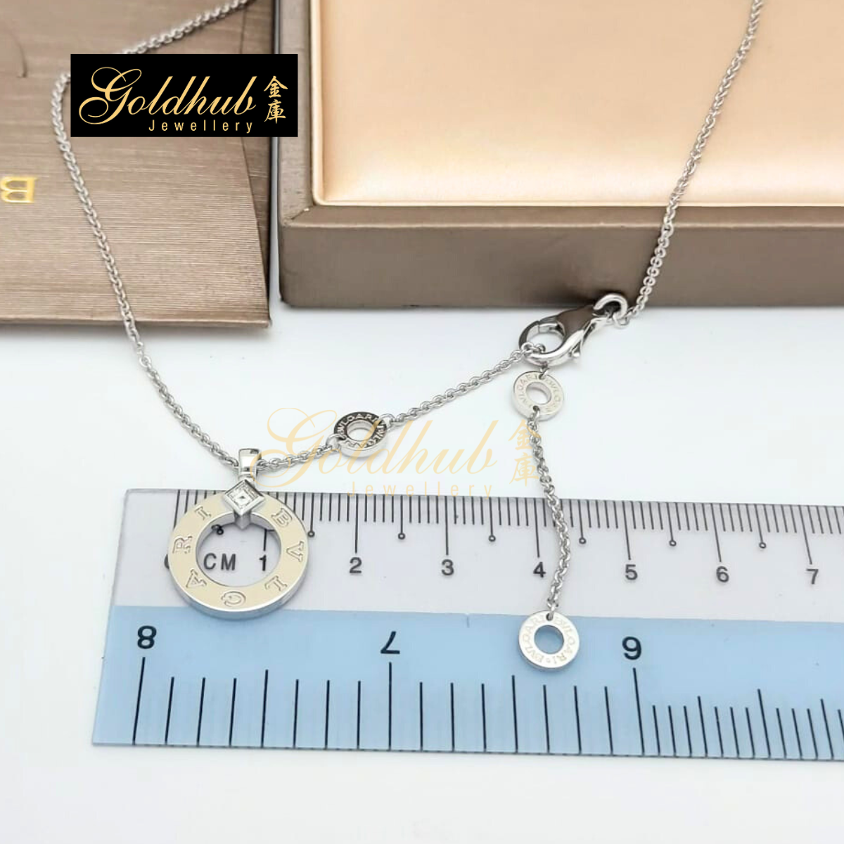 [Reserved] Bvlgari Bvlgari Necklace, 1 Diamond in White Gold