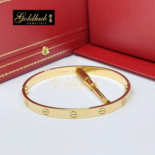 Cartier Love Bracelet, Classic Model in Yellow Gold, Size 20