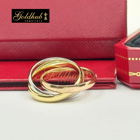 Cartier Trinity Ring, Classic Model, Size 56