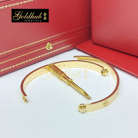 Cartier Love Bracelet, Classic Model in Yellow Gold, Size 20
