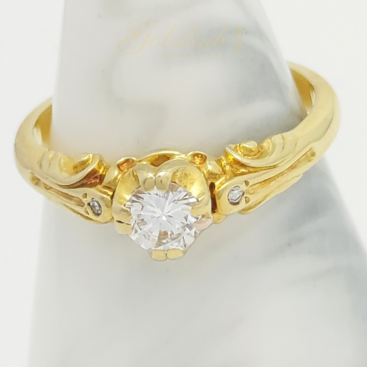 [FURTHER DISCOUNTED]18k Diamond Ring in Yellow Gold