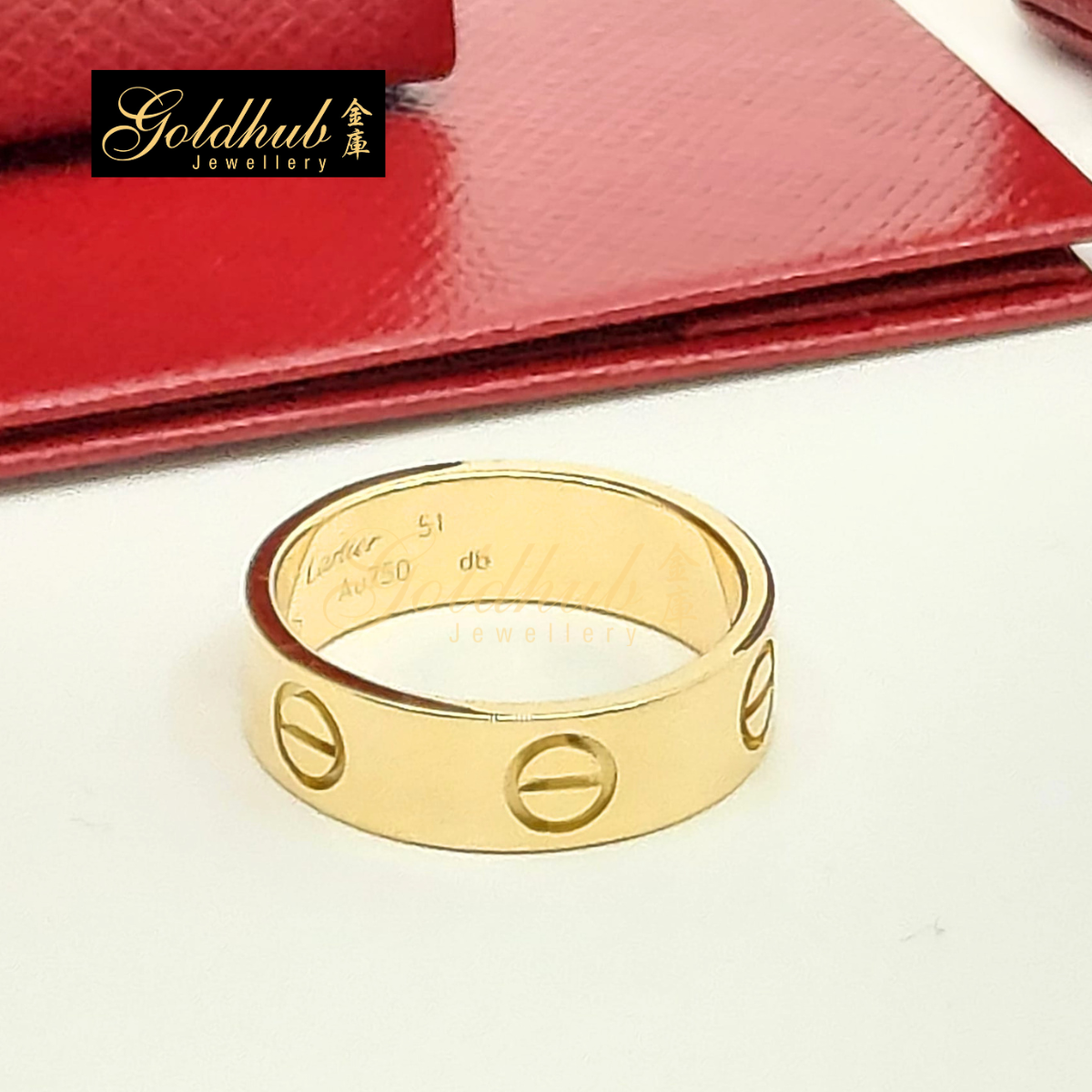 Cartier Love Ring, Classic Model in Yellow Gold, Size 51