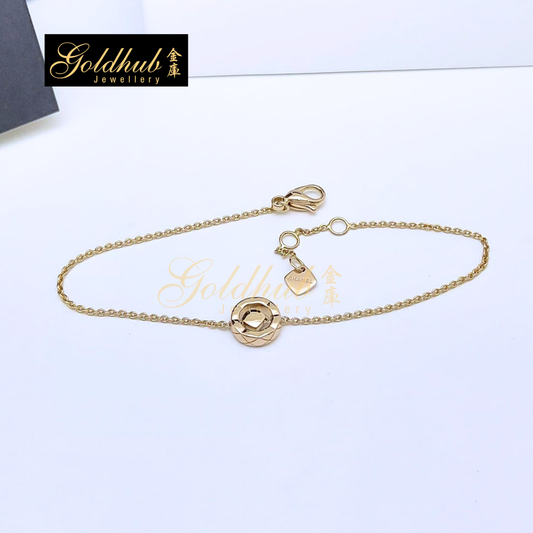 Chanel Coco Crush Quilted Motif Bracelet, Diamond in Rose Gold