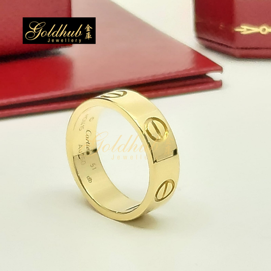 Cartier Love Ring, Classic Model in Yellow Gold, Size 51