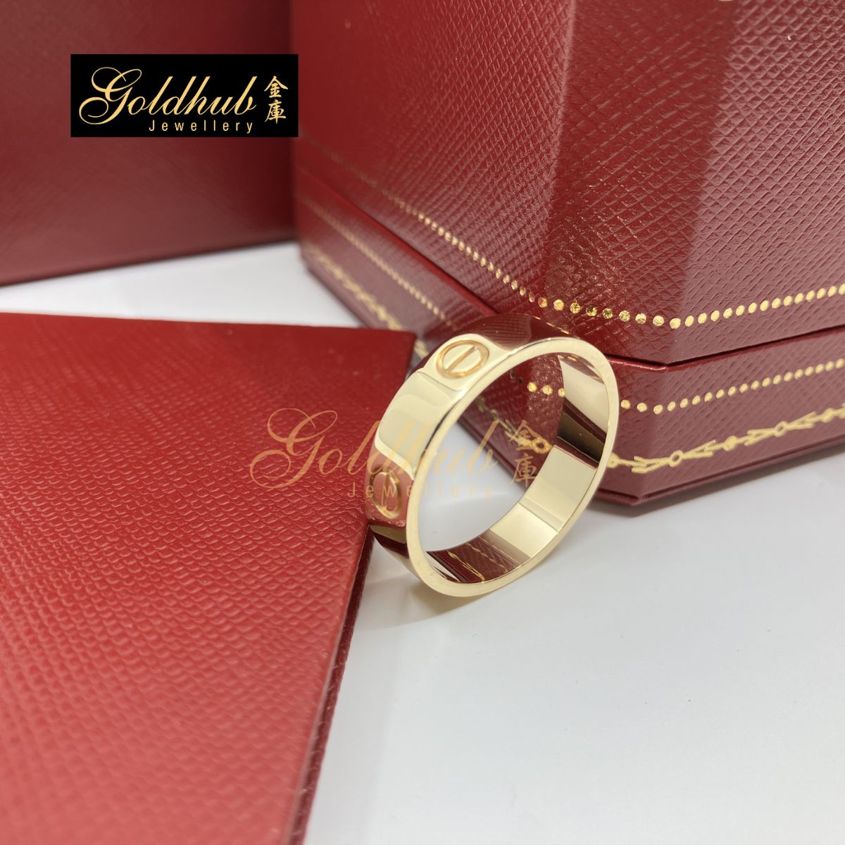 Cartier Love Ring, Classic Model in Yellow Gold, Size 64