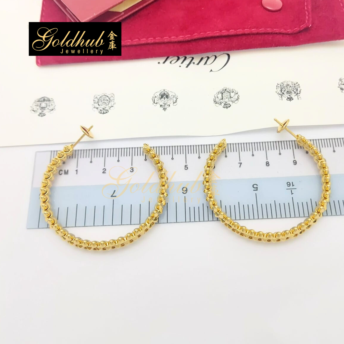 Cartier Clash de Cartier Hoop Earrings, Small Model in Rose Gold