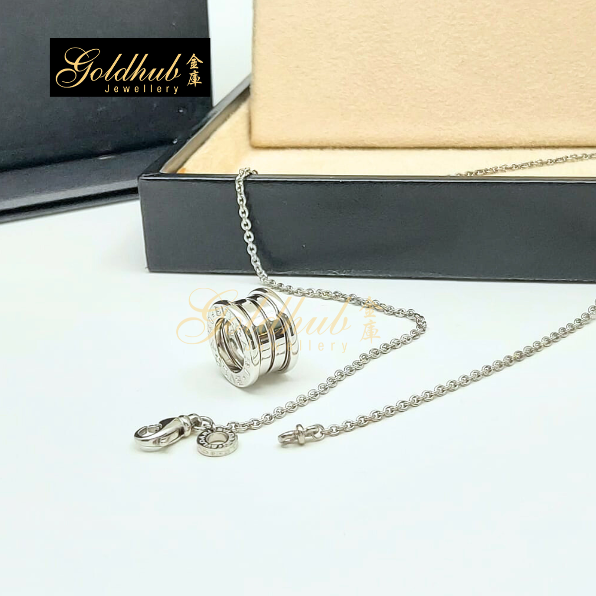 Bvlgari B.zero1 Necklace in White Gold