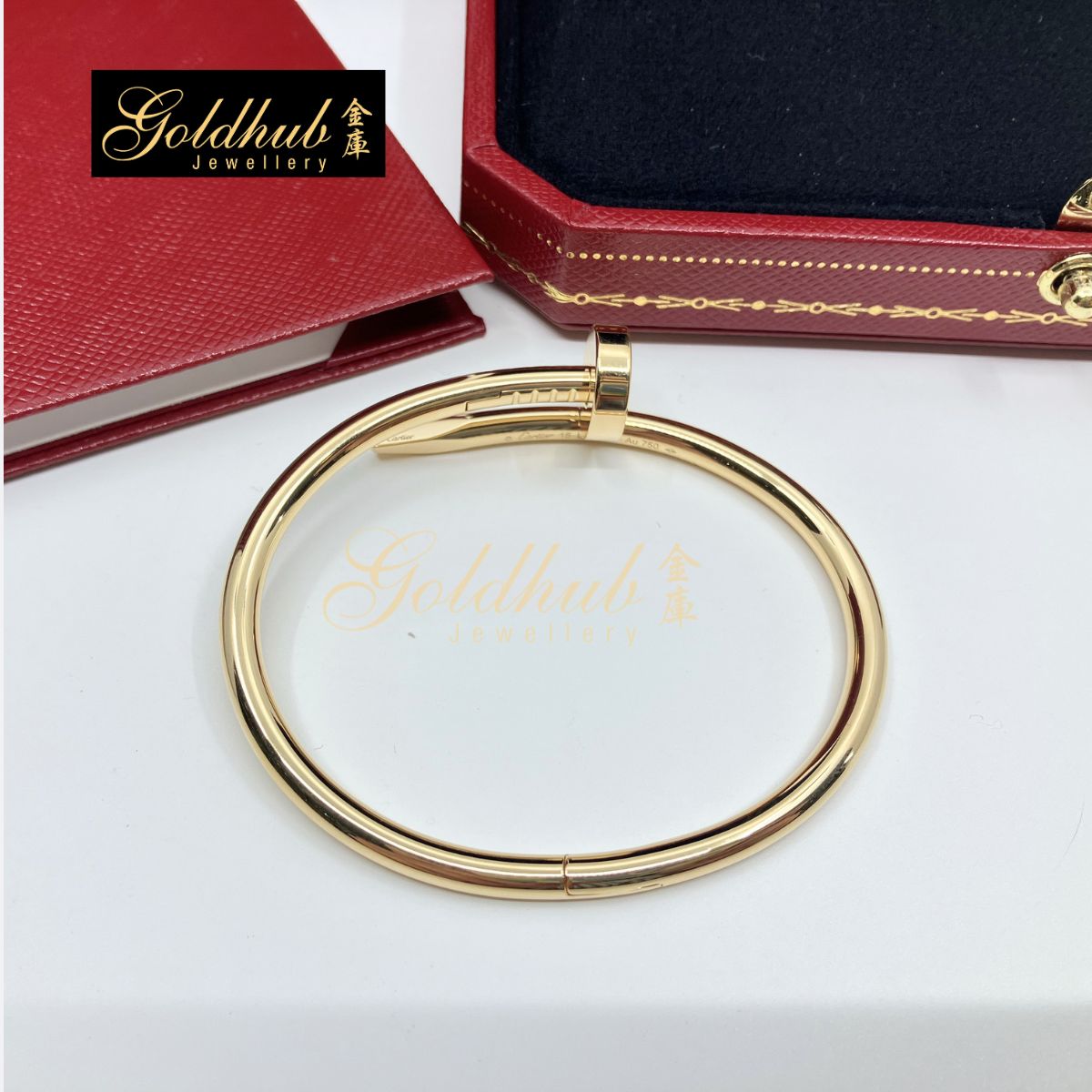 Cartier Juste Un Clou Bracelet, Classic Model in Yellow Gold, Size 15