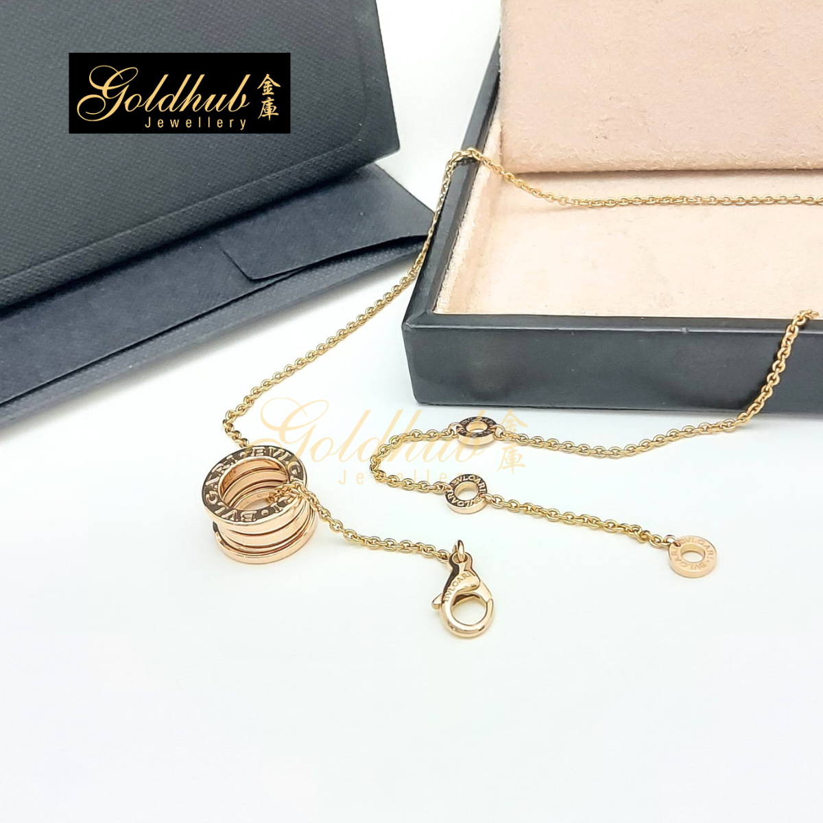 Bulgari B.zero1 Necklace in Rose Gold