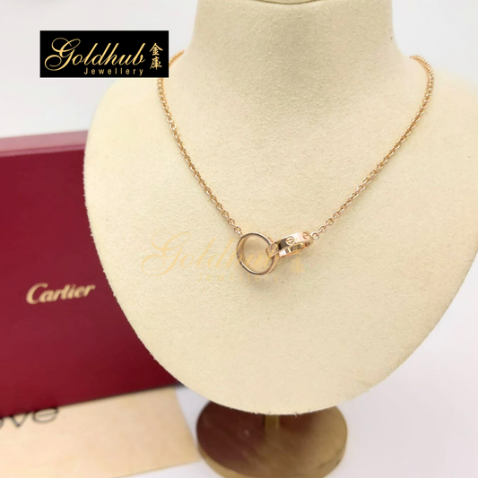 Cartier Love Pendant in Rose Gold, 44cm