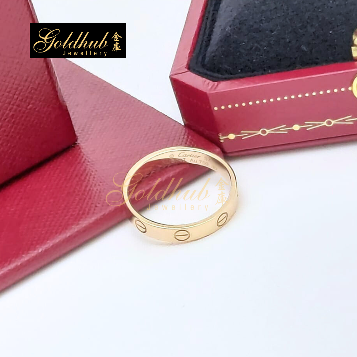 Cartier Love Ring, Small Model in Rose Gold, Size 57