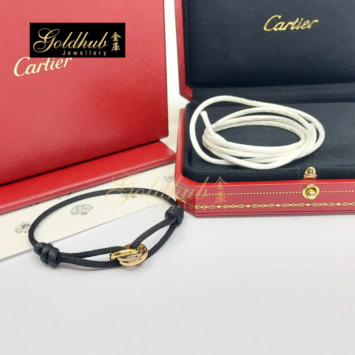 Cartier Trinity Bracelet on Cord