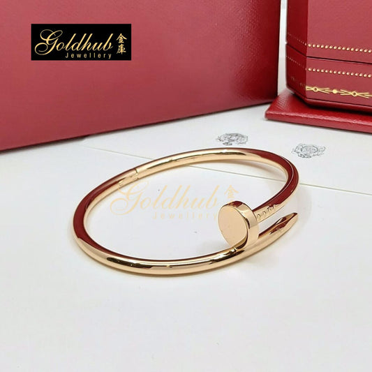Cartier Juste Un Clou Bracelet, Classic Model in Rose Gold, Size 16