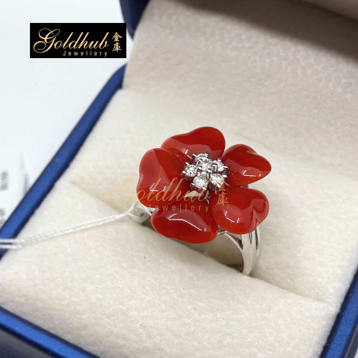 Japanese Coral Flower Ring by Lithosphere