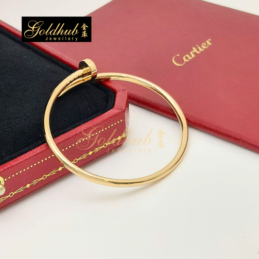 Cartier Juste Un Clou Bracelet, Small Model in Rose Gold, Size 15