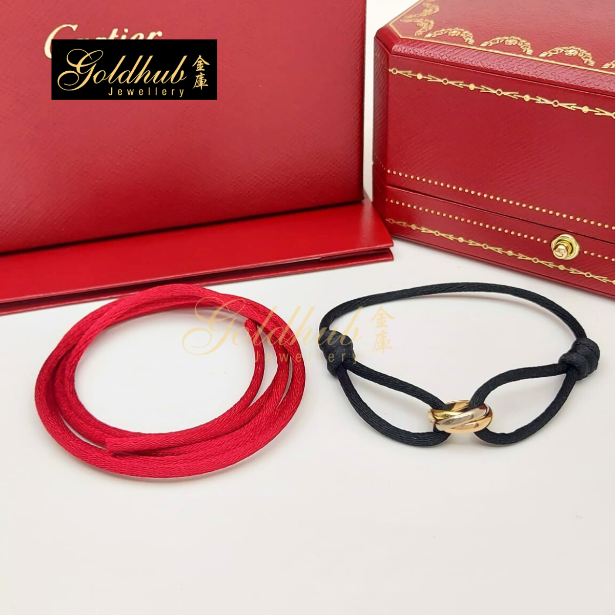Cartier Trinity Bracelet on Cord