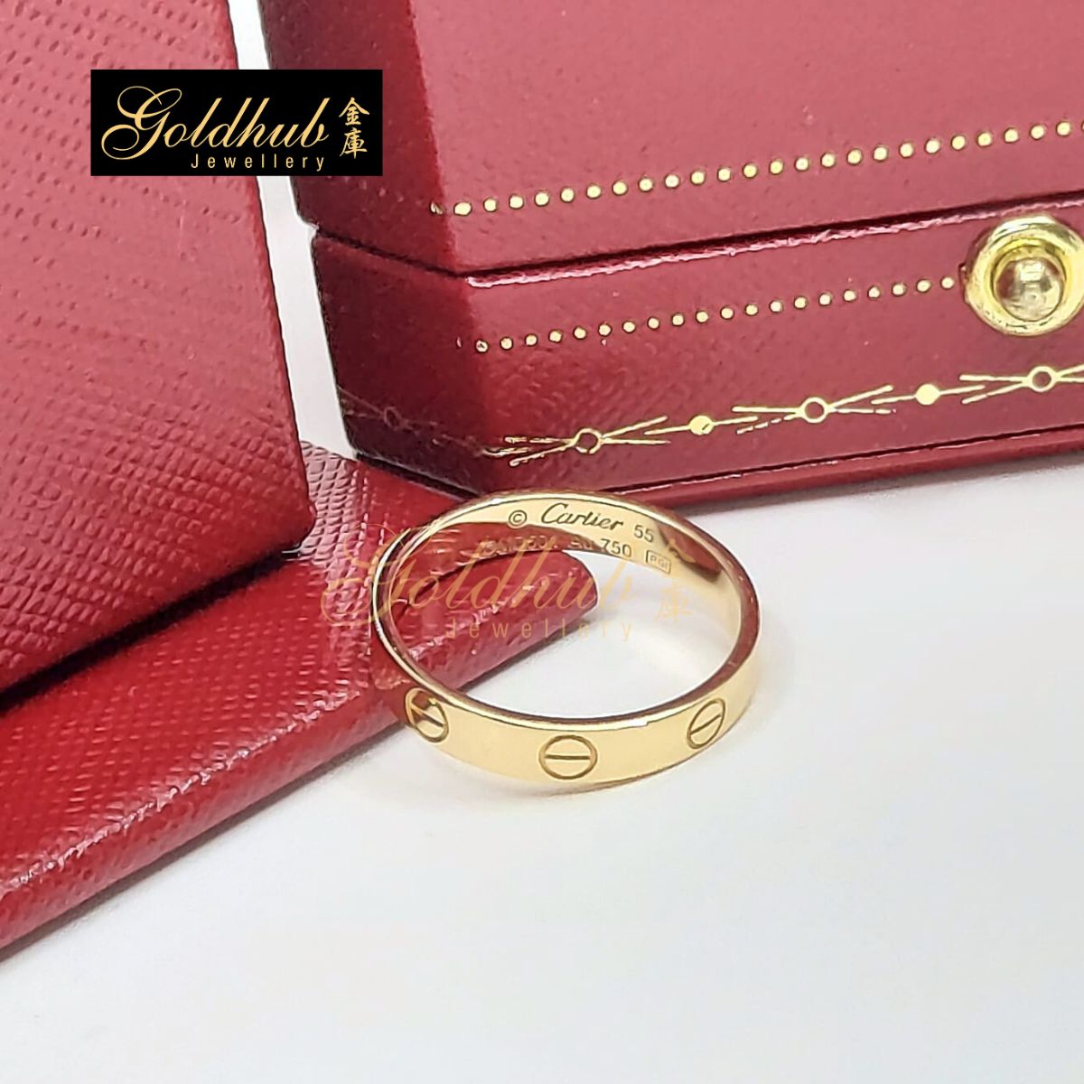 Cartier Love Ring, Small Model in Yellow Gold, Size 55