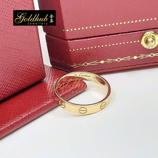 Cartier Love Ring, Small Model in Yellow Gold, Size 55