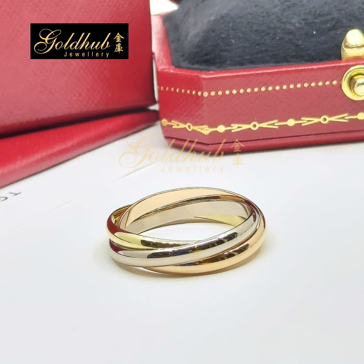 Cartier Trinity ring, Small Model, Size 63