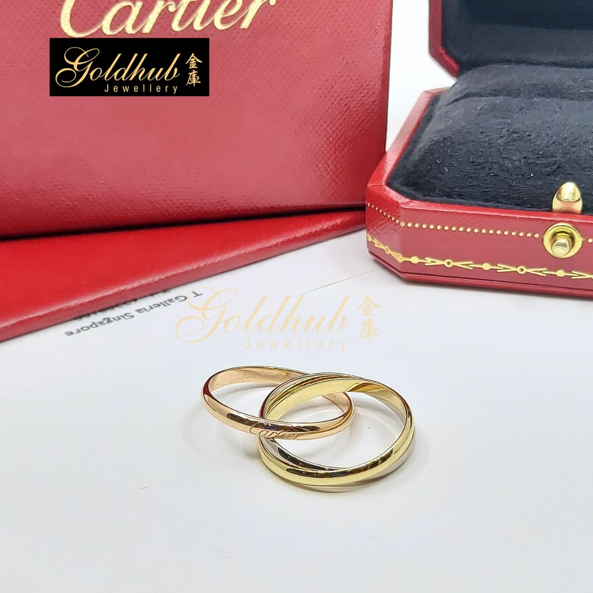 Cartier Trinity ring, Small Model, Size 63