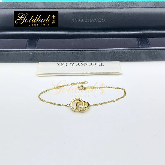 Tiffany 1837 Interlocking Circles Chain Bracelet in Yellow Gold