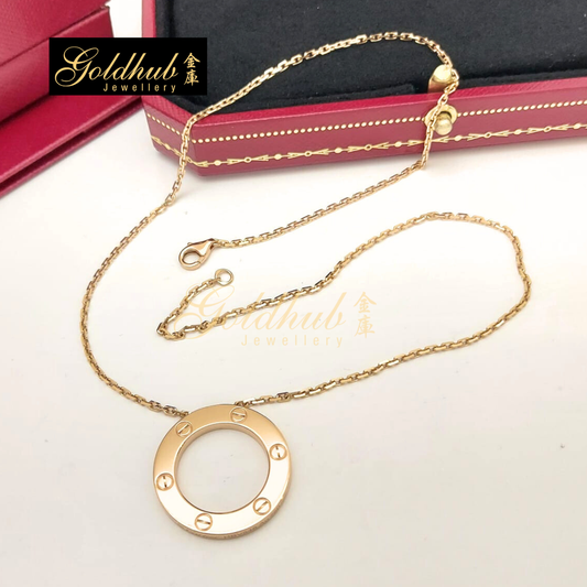 Cartier Love Pendant in Rose Gold