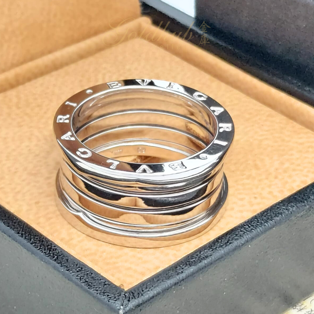 Bvlgari B.zero1 4 Band Ring in White Gold